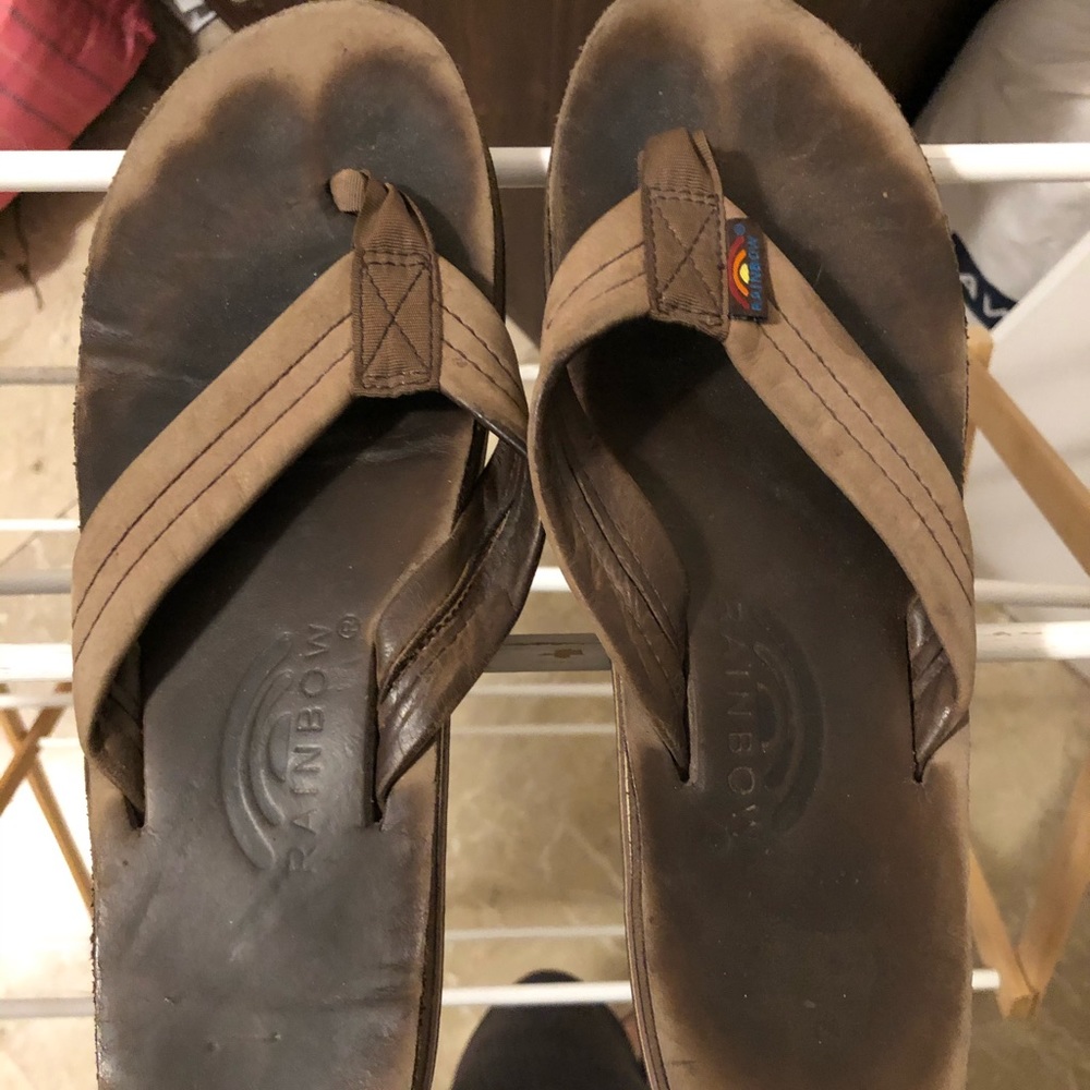 Rainbows!  Great condition sandals